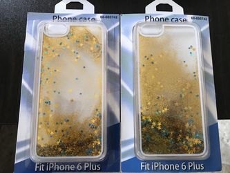 Moving glitter PHONE CASES FOR IPHONE 6 Plus 10 each
