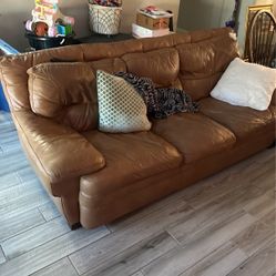 Free Leather Sofa Need Gone ASAP