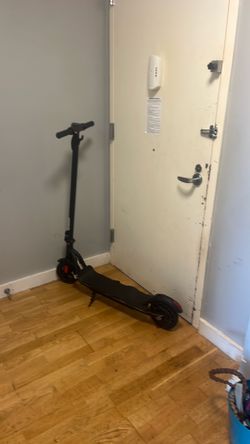 Black digital e scooter