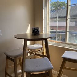Dining Table With Stools 
