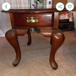 2x Solid Wood End Tables @$50 For Both