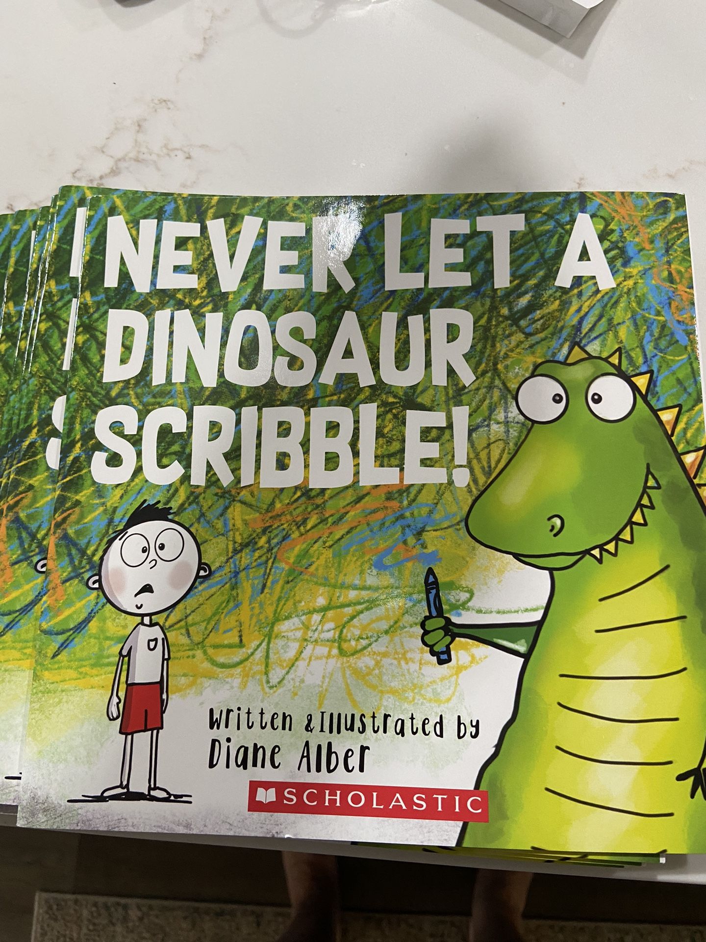 Children’s Book-Never let A Dinosaur Scribble