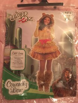 Costume cowardly lion from wizard of oz