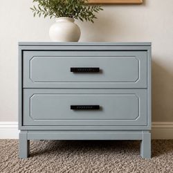Modern Refinished Nightstand – 2 Drawer