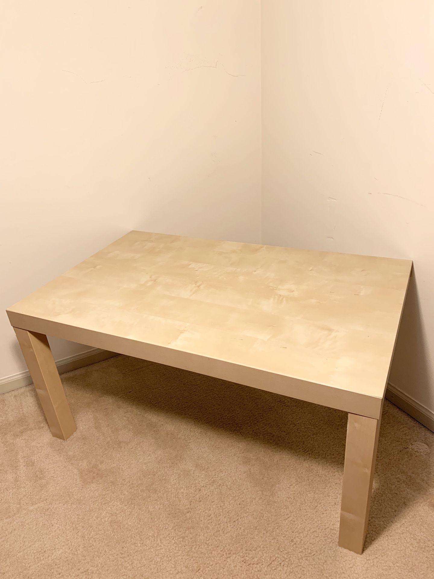 White Oak Wood Coffee Table