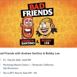 Bad Friends Comedy Show 