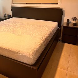King Mattress and Frame - King Sealy Specialty Mattress & IKEA MALM Bed Frame – Excellent Condition!