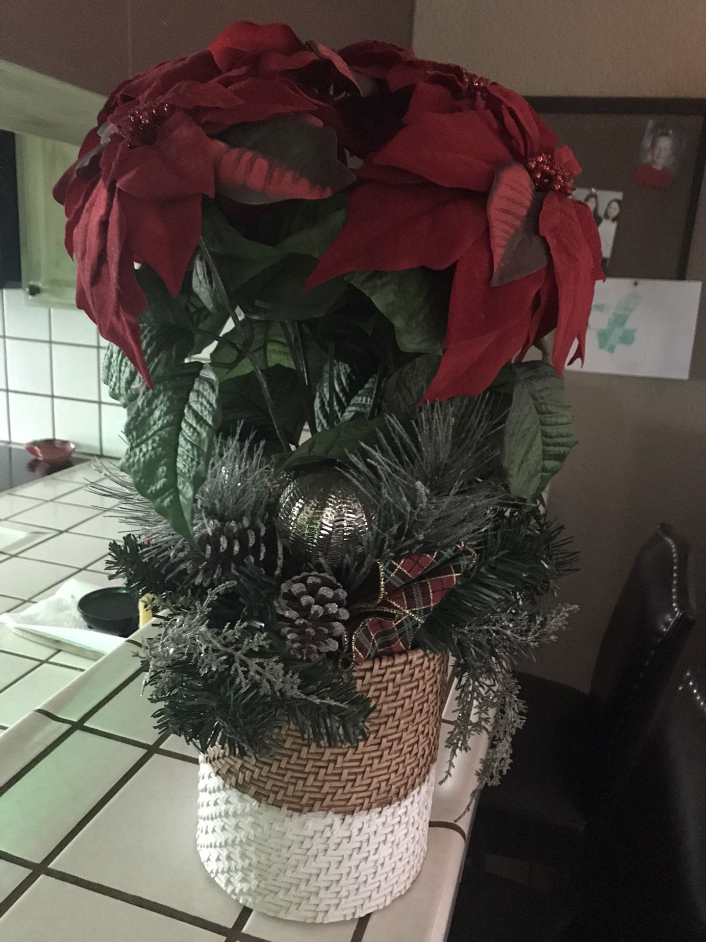 Fake Poinsettia Plant