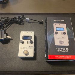 Singular Sound BeatBuddy Mini 2 Drum Machine Pedal - like new !