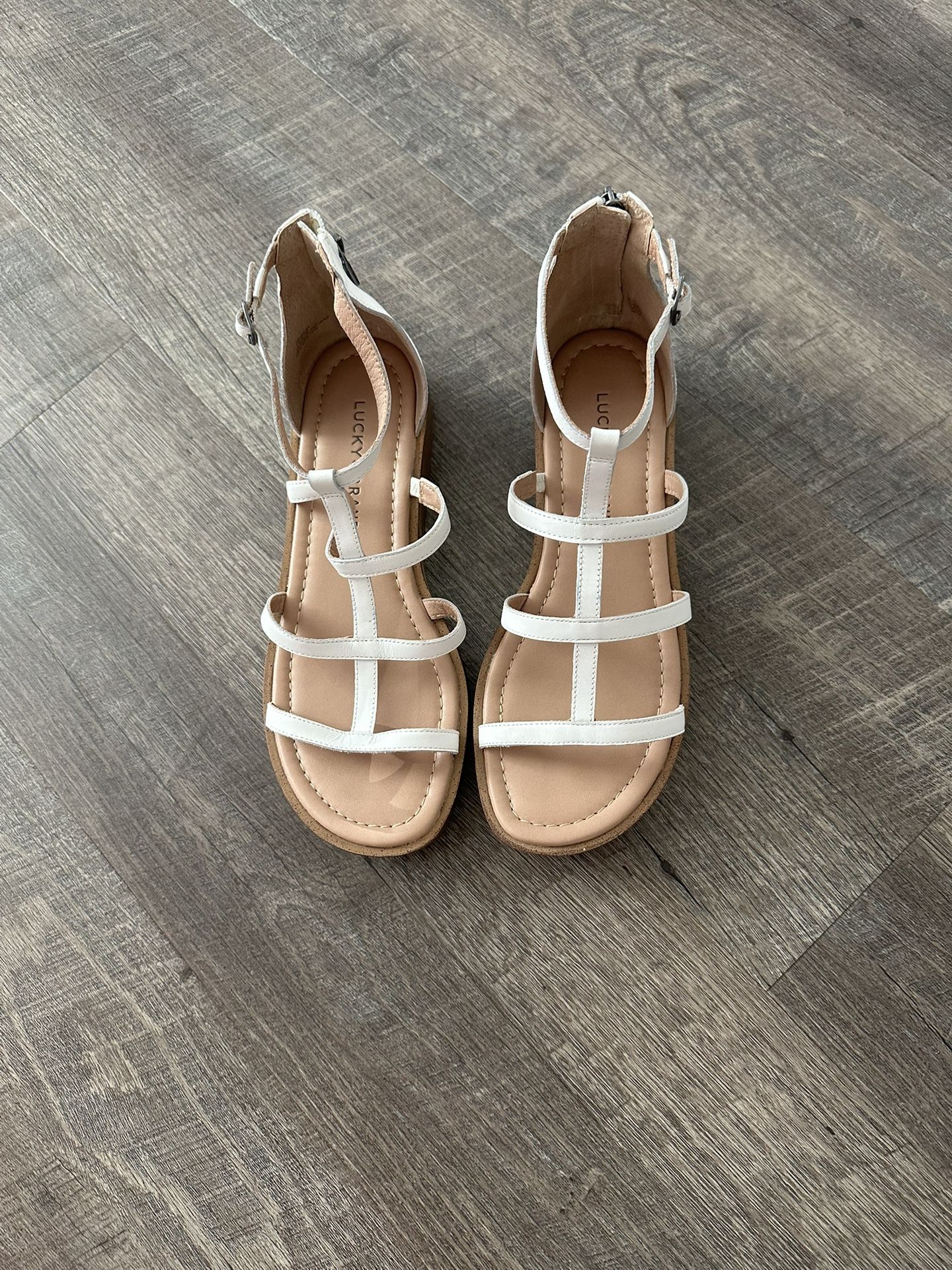 Lucky Brand Sandals White 71/2