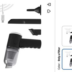 120W PA Portable Handheld Vacuum Cleaner Wireless Super High Powerful 3 in 1 Wet Dry Dual Use for Car Home Pet Hair 2026(Only a Filter)