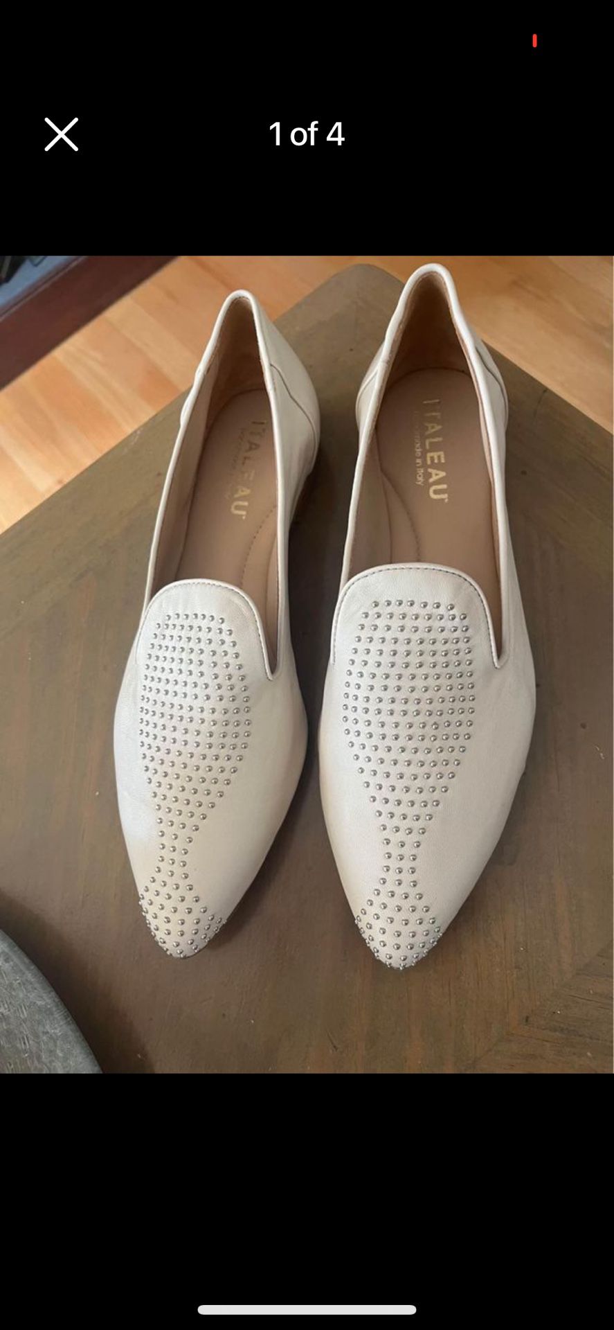 Staley Handmade Italian Flats Shoes Size 10