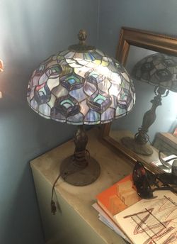 lamp and mirror