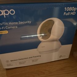 TP-Link Tapo Pan/Tilt Security Camera for Baby Monitor, Pet Camera w/Motion Detection, 1080P, 2-Way Audio, Night Vision, Cloud & SD Card Storage, Work