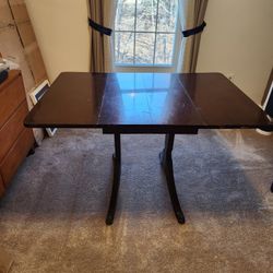 Antique Collapsible Wooden Table