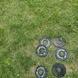 6   2 -1/2 Lb 2 Inch Weight Plates