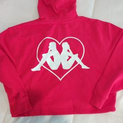 Kappa style crop Sweatshirt 