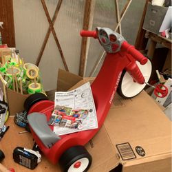 Radio Flyer, Lights & Sounds Racer, Red Tricycle for Girls and Boys Brand New Just Assembled