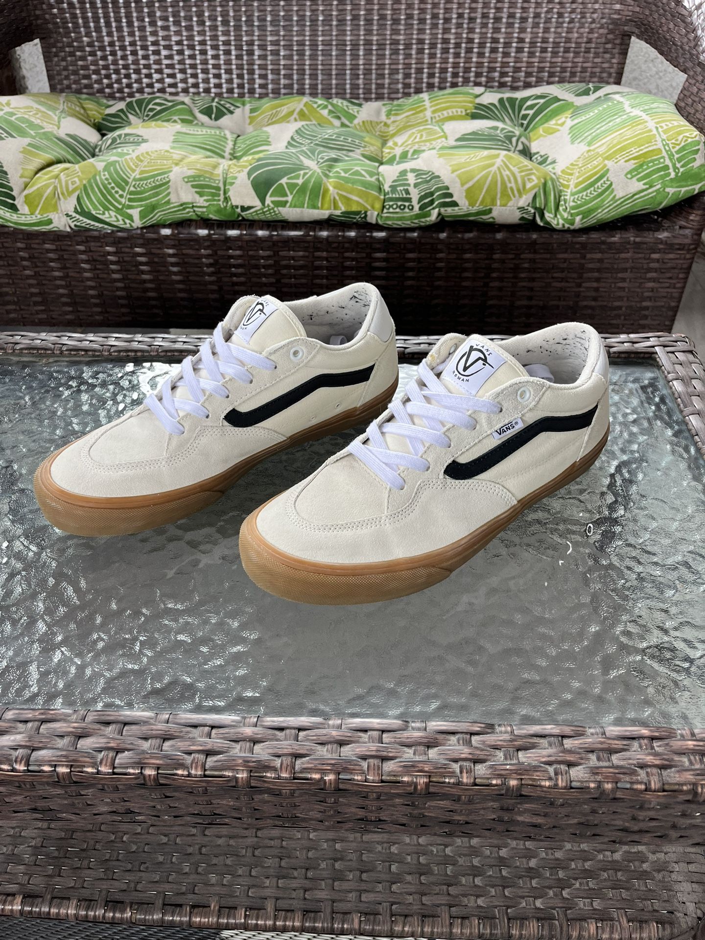 Vans Rowan Marshmallow/Gum - Size 12
