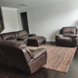 Couches Set With Recliners