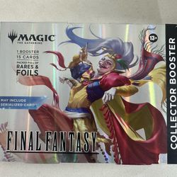 Final Fantasy MTG Collector Booster Box, Completely Sealed