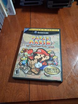 GameCube 2 Paper Mario complete with manual and inserts real good condition $40