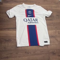 PSG White Alternate Jersey 23/24 Kylian Mbappe Size S/small