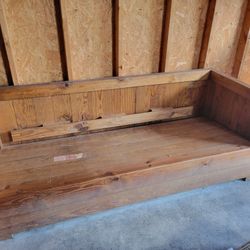 Solid Wood Sofa and Loveseat, needs cushions