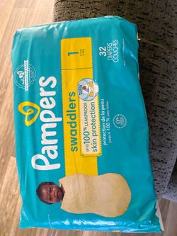 Pamper Swaddlers Size 1 32 Count