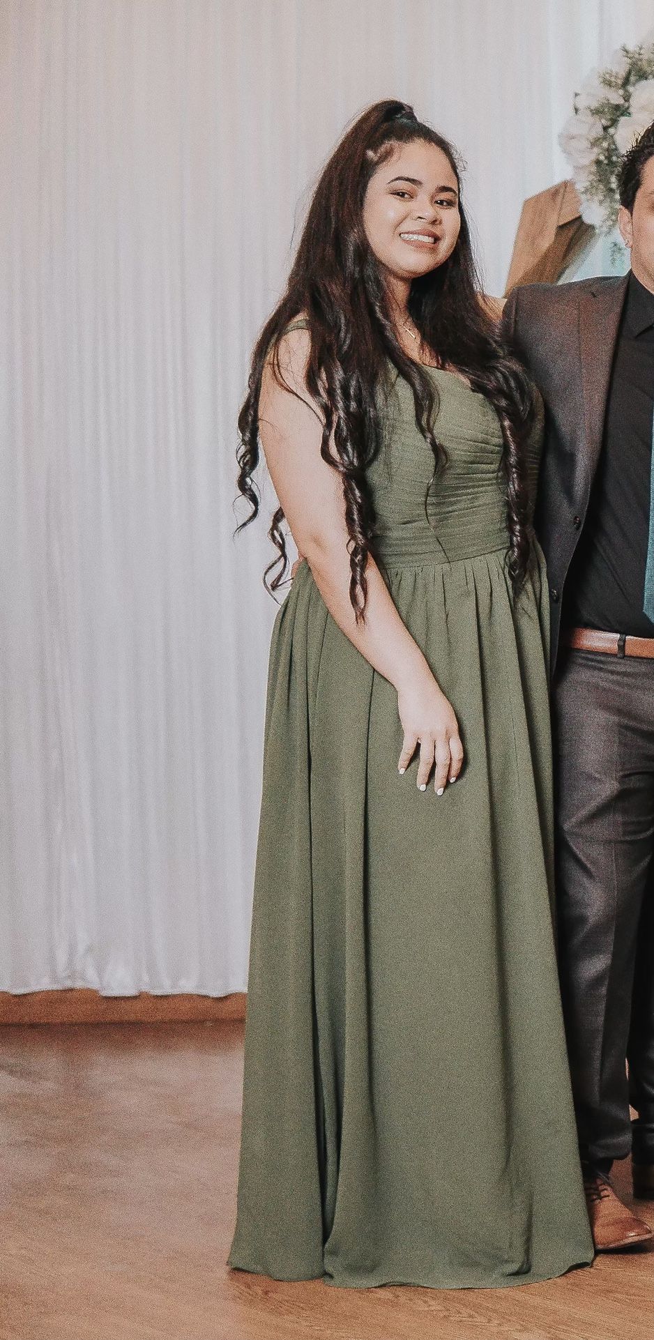 Olive Green Dress