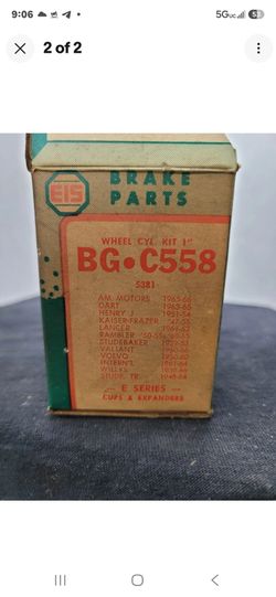 Vintage EIS C558 Drum Brake Wheel Cylinder Repair Kit ....asking $15.00