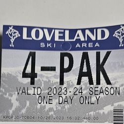 Pow Pow Day!!! One Loveland Ski Pass