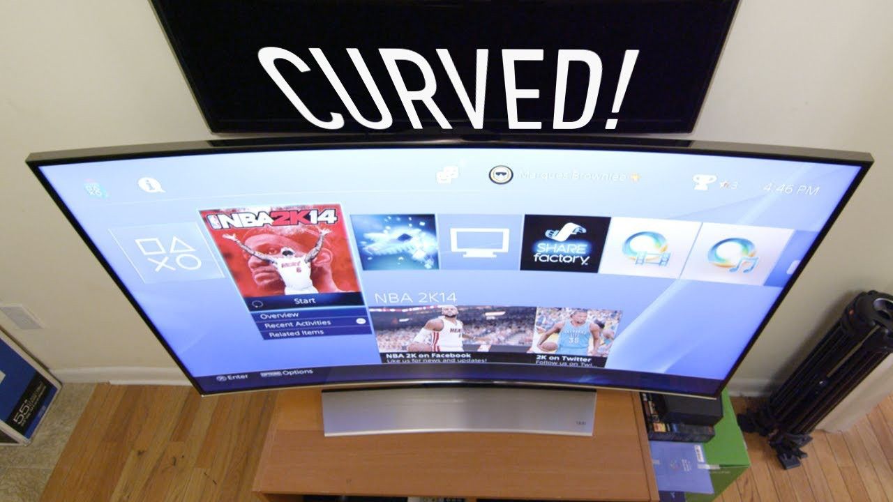 Curved tv
