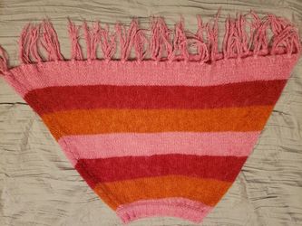 Max Studio S/M Pink/Orange Shawl