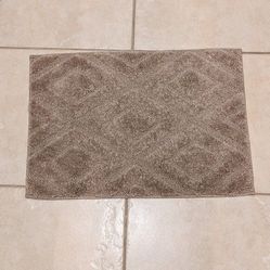 Mohawk Home Quick Dry Bath Rug, Diamonds, Linen, 17x24