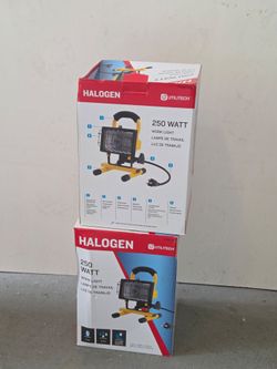 Utilitech 250W Halogen Work Light (2-Pack)