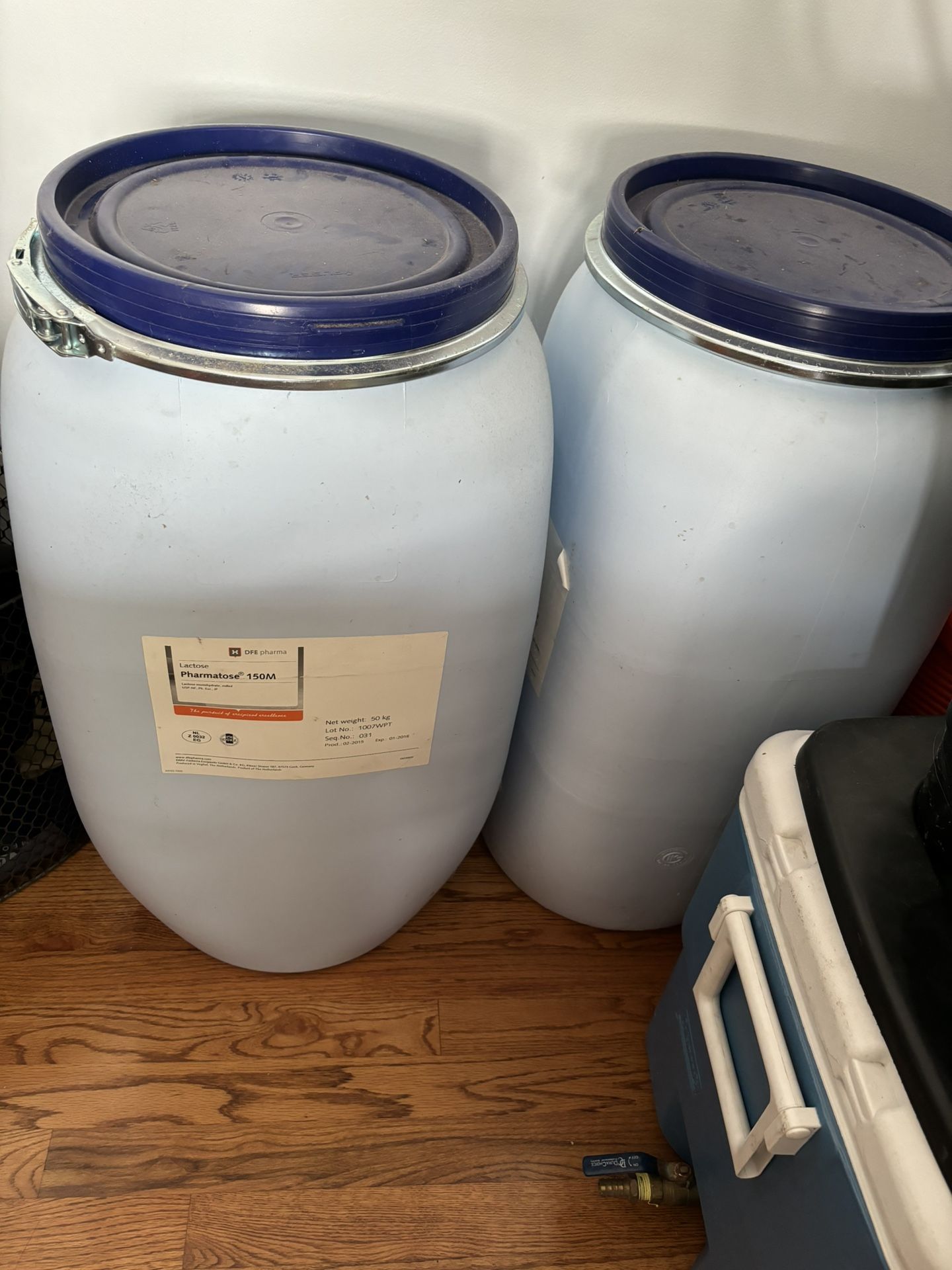 (2) Large Buckets for Grain/Pellets…storage