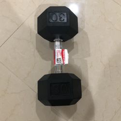 One 30 Pound Dumbbell