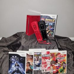 Nintendo Wii System Red Bundle