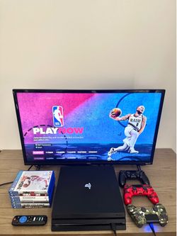 PlayStation 4 + TV Bundle Complete Set Up
