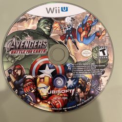 Marvel Avengers: Battle for Earth (Nintendo Wii U, 2012) Disc Only