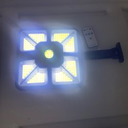 Solar Security  Motion Street Light With Remote Pir Sensor