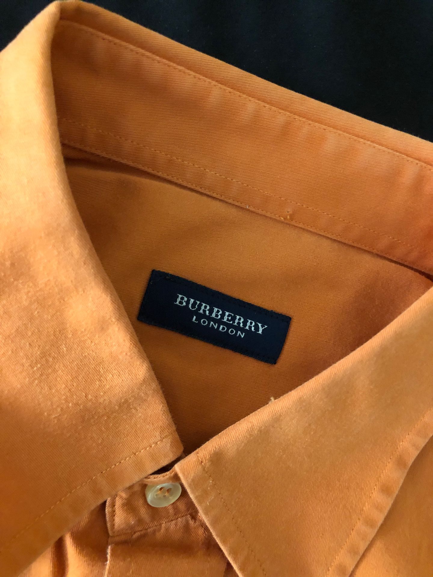 Burberry long sleeve button down shirt