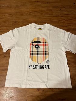 White burberry bape tee