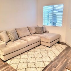 Gray Sectional With Chaise REDUCED!!