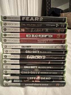 Xbox 360 Like New Games Bundle