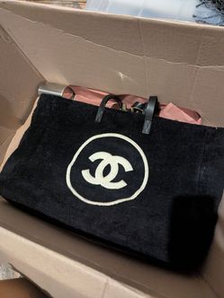 Channel large beach tote authentic