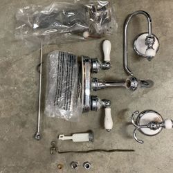 Price Pfister Clawfoot Faucet With Accessories 