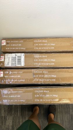 D-MHL07-BK Black Item – Lot of 3 Boxes