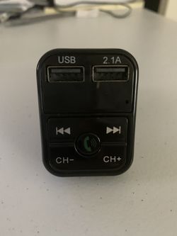 Wireless Bluetooth Car kit handsfree talk MP3 player fm transmitter dual car charger